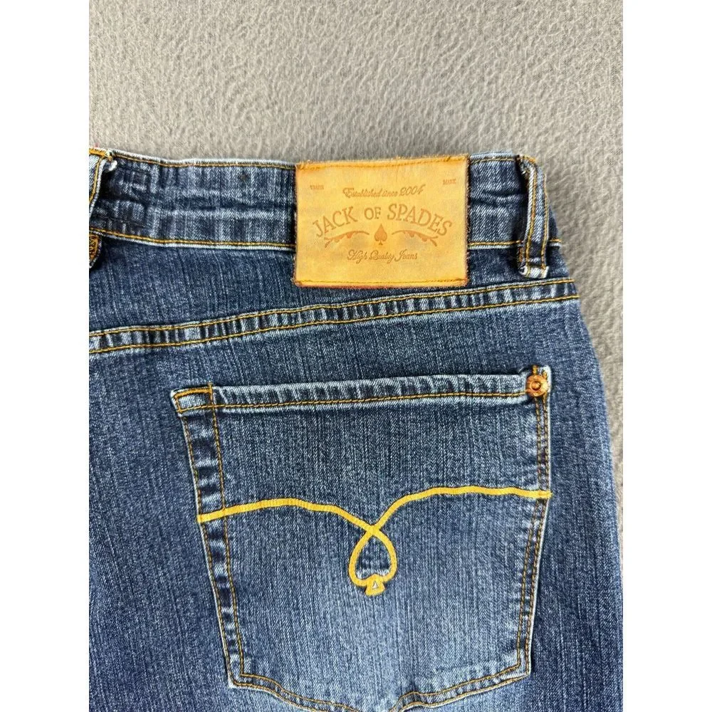 Jack Of Spades Jeans Men's 31x30* The High Roller Stretch‎ Denim Straight Leg